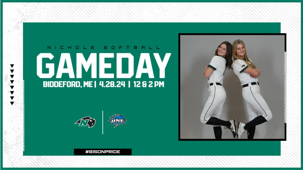 We're on the road for our last CCC DH of the regular season as we travel to take on the University of New England!! 🦬 #BisonPride