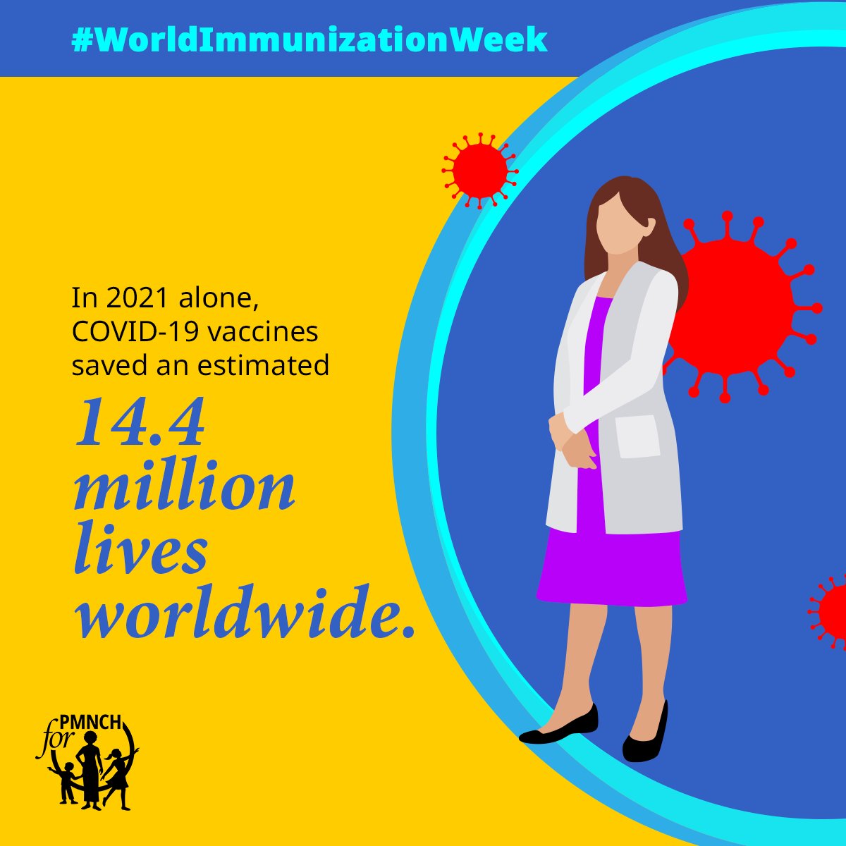💉🌍 Since 2021, more than 13 billion COVID-19 vaccine doses have been administered globally. #WorldInmunizationWeek #COVID19 Learn more: 👇 who.int/emergencies/di… @WHO @UNICEF @GAVI @gatesfoundation
