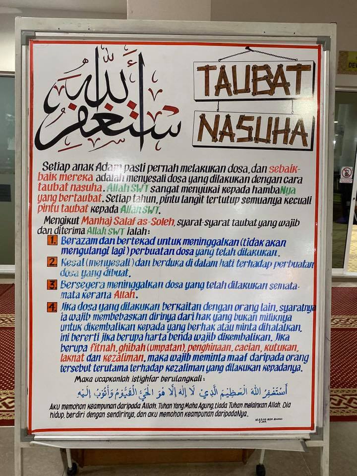 SantapanMinda's tweet photo. cara taubat nasuha https://t.co/Jr8dN1vX2h