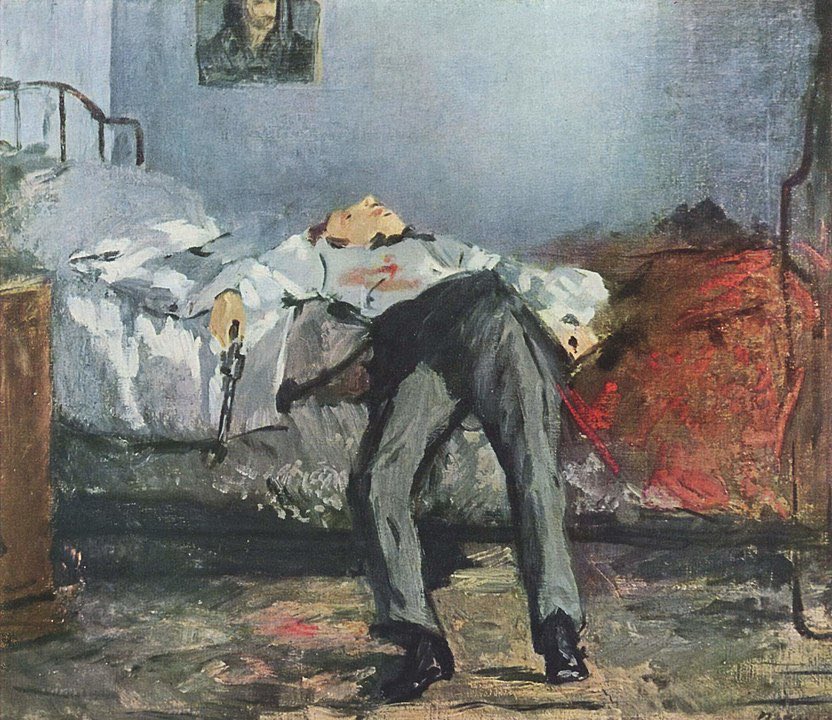 🖼️ Le Suicidé, after party 🎈🍷 by Claude Manet 🇫🇷