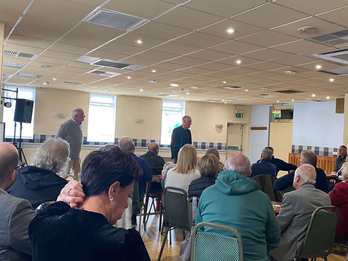 Yesterday's Work. Yesterday I did another community surgery, this time in Jacksdale. Around 100 locals turned up and guess what their number 1 national concern was? You've probably guessed it. 👇👇👇👇 Immigration. It's time Parliament listened to the decent law abiding