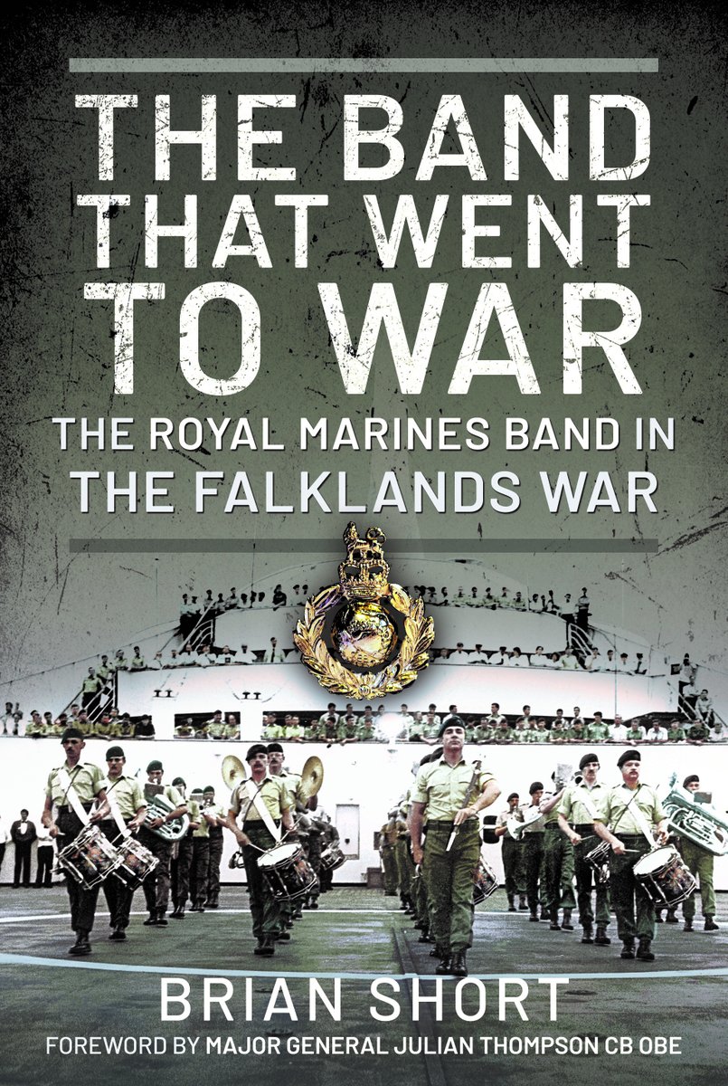 Off duty the band kept up morale playing music. They also entered into the swing of things and completed in the South Atlantic Duff eating contest. Musician George Tate beat allcomers eating 13.5 stodgy pieces of school type steam pudding, a record he still holds to this day!