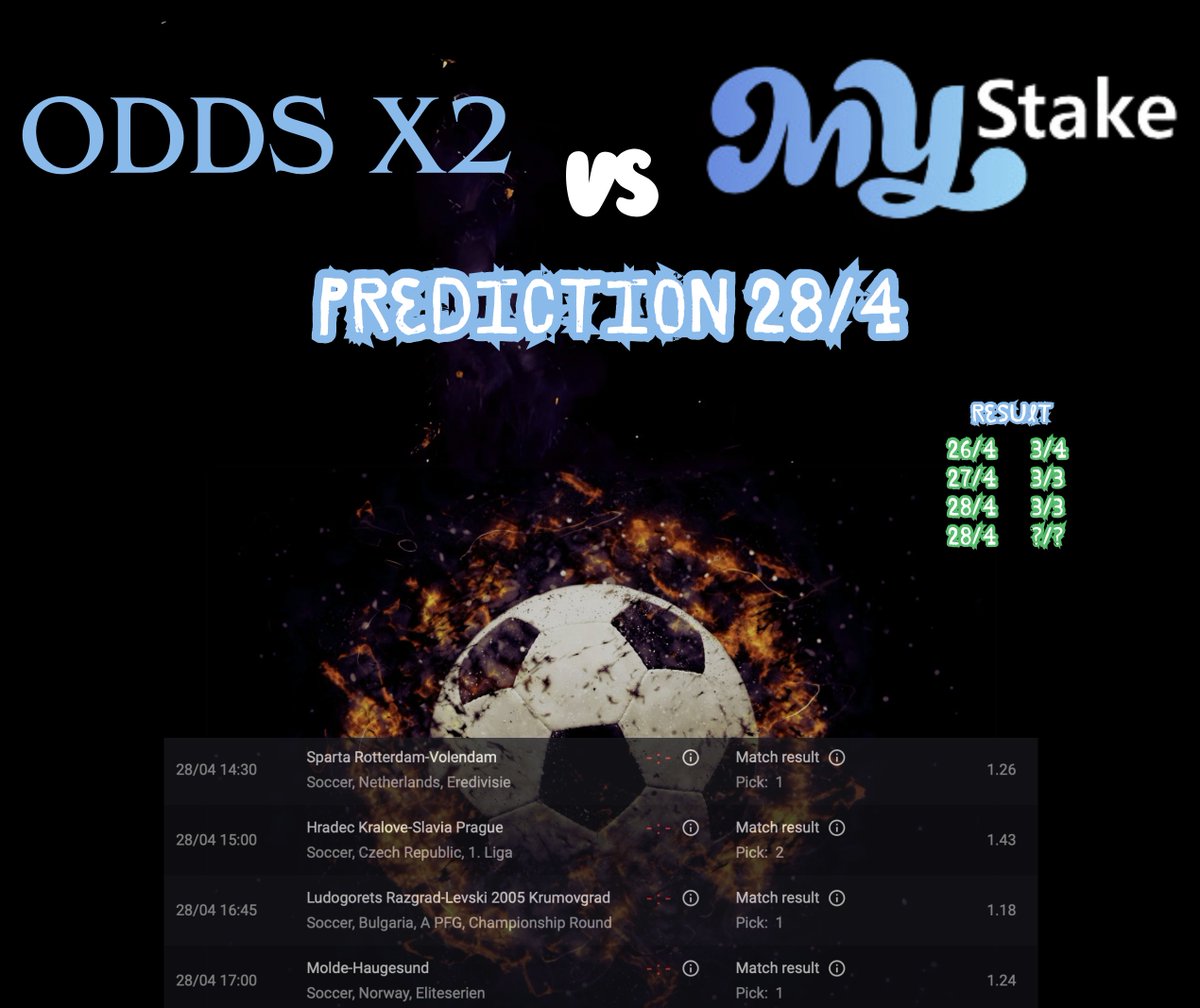 DonnyOlsen's tweet photo. Get your own account here: https://t.co/p58zD5DJxo #mystake #prediction #odds #soccer #win https://t.co/GEyKzy5vsQ