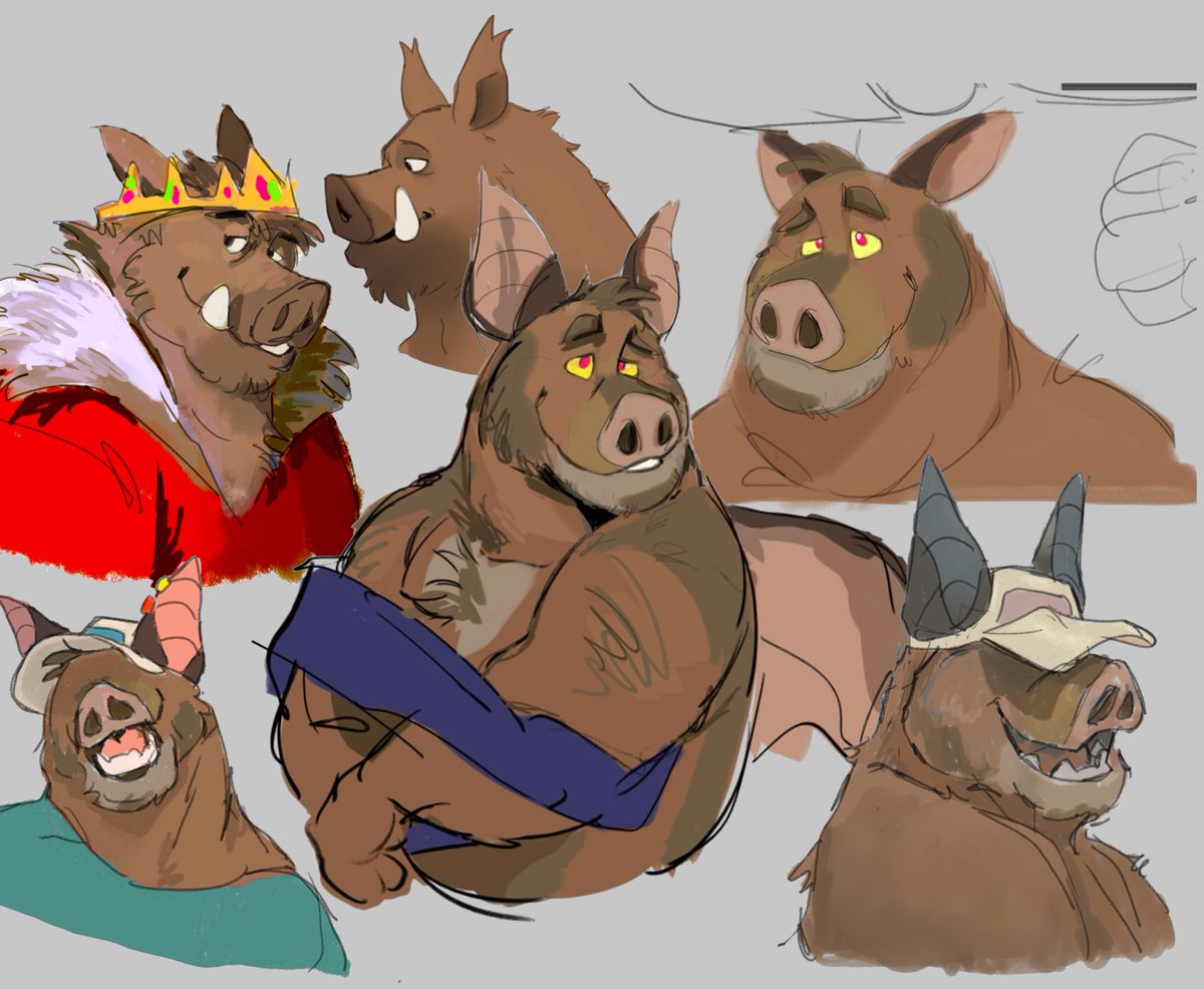 bunch of boars 🐗