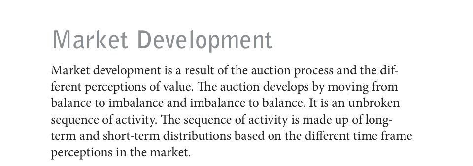 Stoiiic's tweet photo. The game boils down to:

The common denominator of understanding where value is in the market.

All traders and investors make their decisions based on their perceptions of value. 

The time horizon can vary from seconds to years.

This is why volume is king. It measures the success or failure of price (the advertising mechanism). 

Time regulates this process.