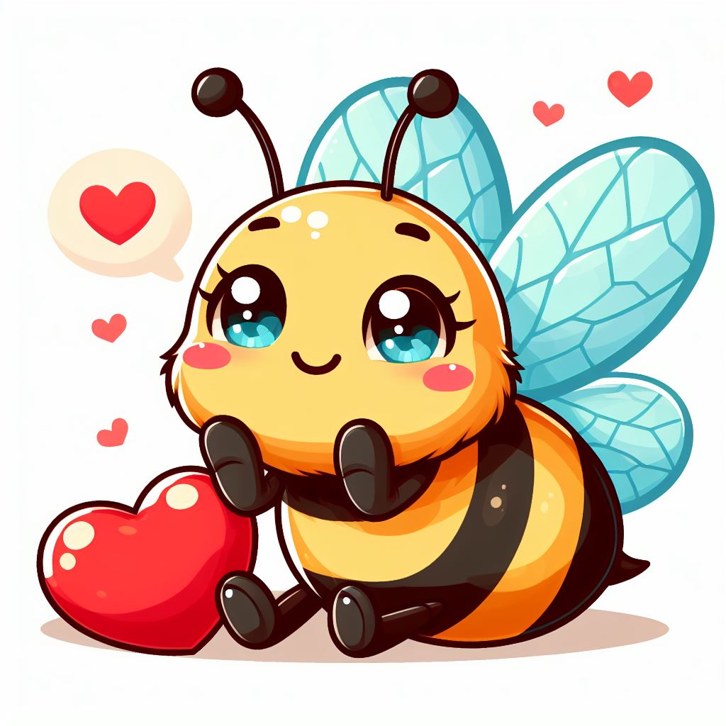 Bee Mine: Valentine's Day Love by tonnyfroyen.com 

 A sweet little bee buzzes around, carrying a heart-shaped balloon. Love is in the air this Valentine's Day! 

#bee #valentinesday #love #heart #cute #illustration #artoftheday #instaart #artistsoninstagram #honeybee