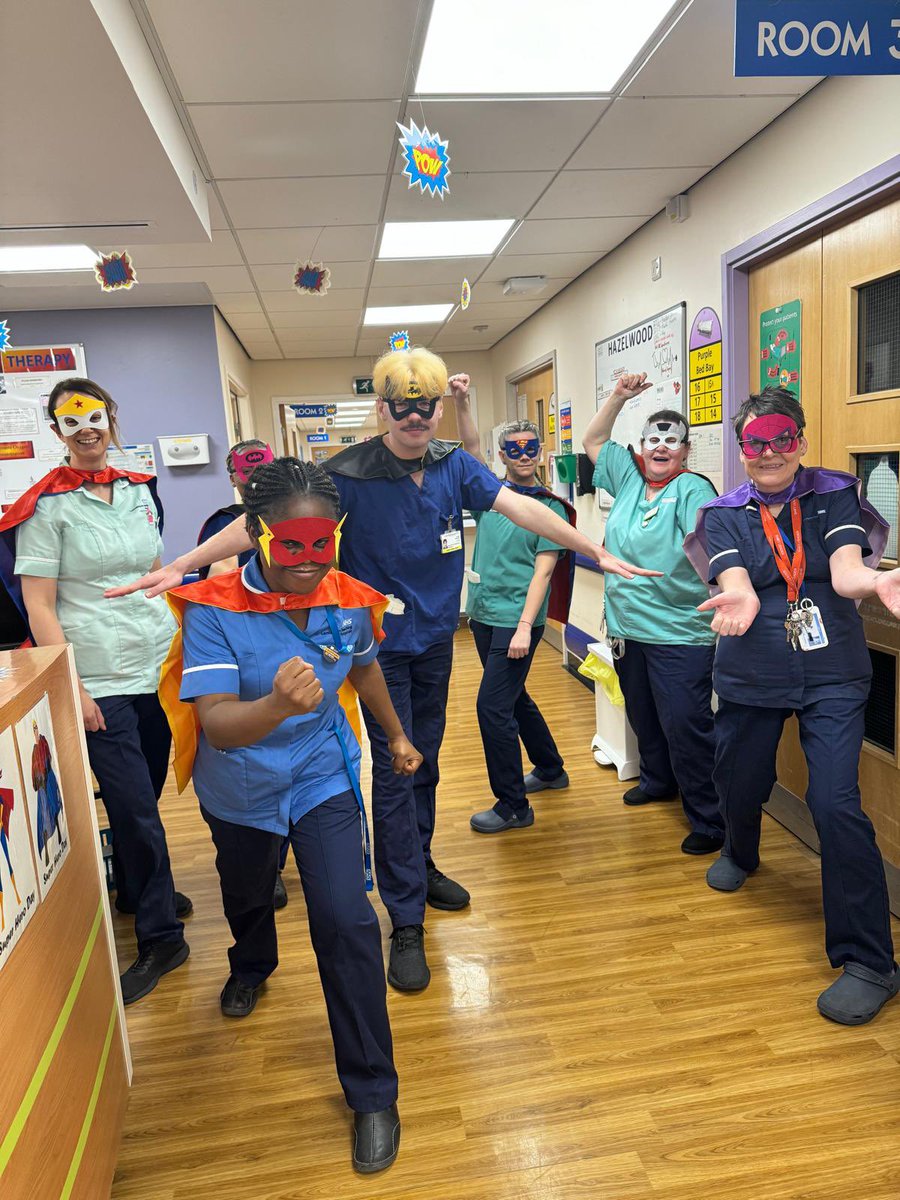 cdh_ward73687's tweet photo. More photos from National Superhero Day! 🦹🦸⚡️”
#NationalSuperHeroDay 
@JustineDaviesRN https://t.co/DeVMonOTAO