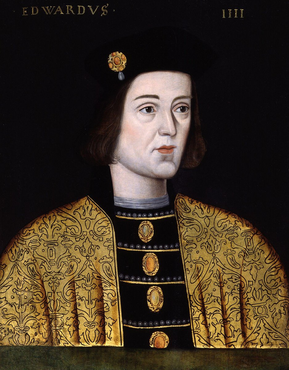 #OTD in 1442, King Edward IV was born. In 1461 he became King, but had to flee in 1470 and settled in Bruges. Burgundian Netherlands where he was hosted by the powerful Lord of Gruuthuse.