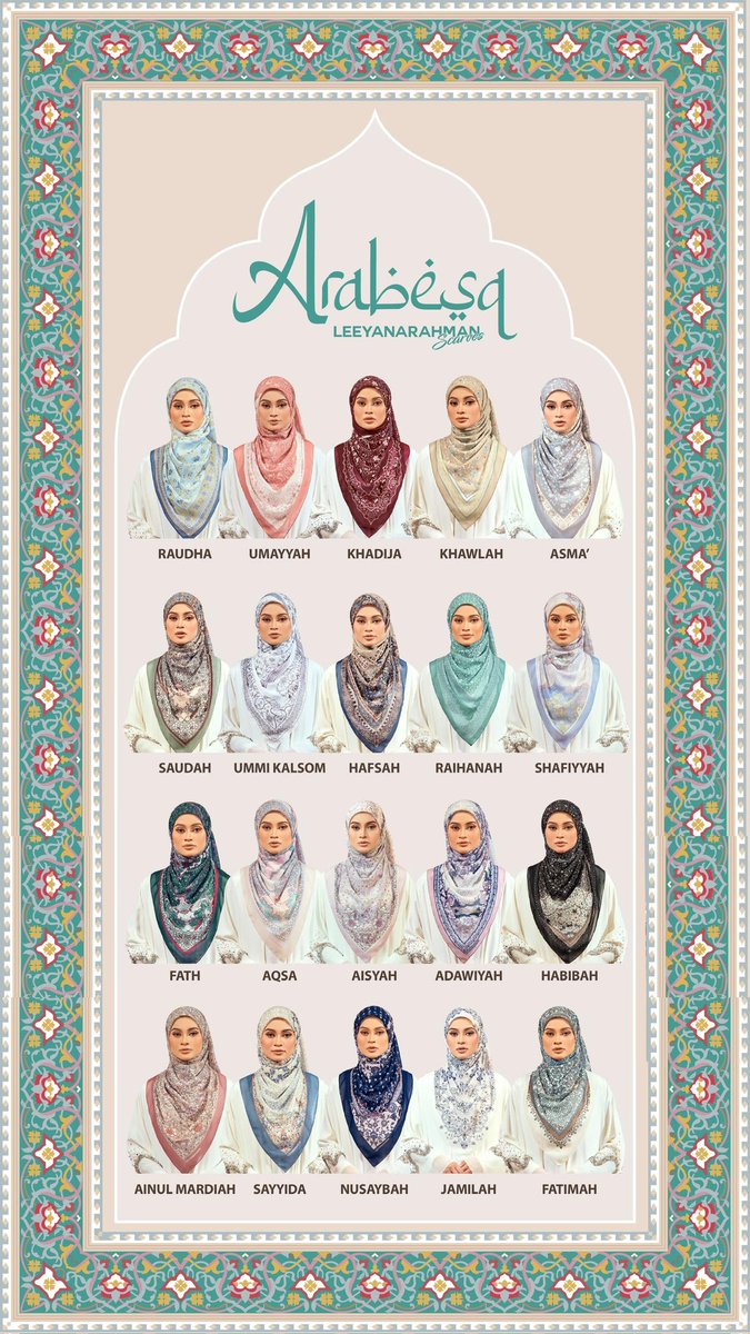 naddysells's tweet photo. OMG KORANG, I TAK SEMPAT NAK POST PASAL NI

siapa yang nak join preorder collection Arabesq from Leeyanarahman can dm me tau! 

LAUNCHING : 4 MAY

sama juga grab 4 FREE POSTAGE (semenanjung), untuk SS kita off RM7 POSTAGE okay??😆 kalau ada yang nk mix dgn sp pon boleh💚 https://t.co/uZirQsN9Xp