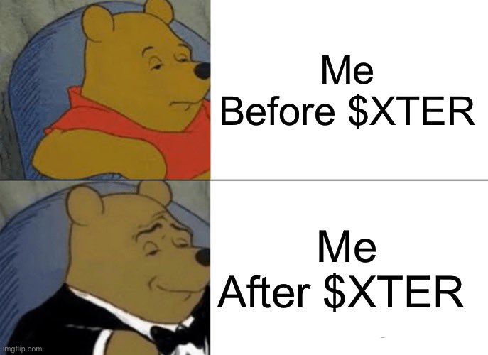 Nice Coat and a better Future because of $XTER 💸

#dailymeme