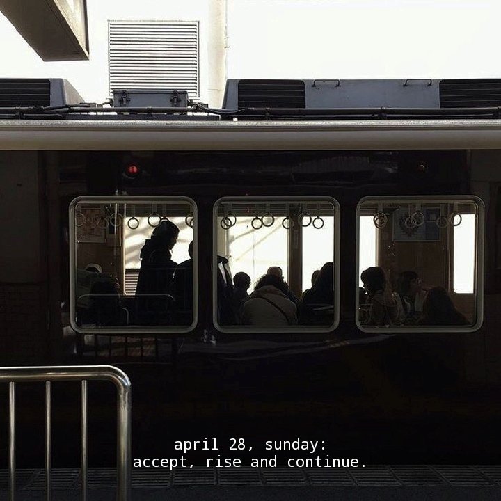 WordsCocoon's tweet image. april 28, sunday...