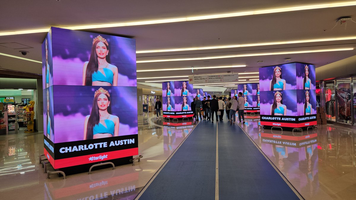 STARLIGHT_ASIAN's tweet photo. ✨STARLIGHTAWARDS

🏆2024 The Most Anticipated Thai Artists

🥇No.1 Charlotte Austin

📍Seoul, South Korea COEX Mall Column Screen
📅April 26-April 28 (06:00-24:00)

❤️Currently, during the duration of the support project, fans can check in at the scene~

#CharlotteAustin #STARLIGHTAWARDS #STARLIGHT2024XCharlotteAustin
@itscharlotty
