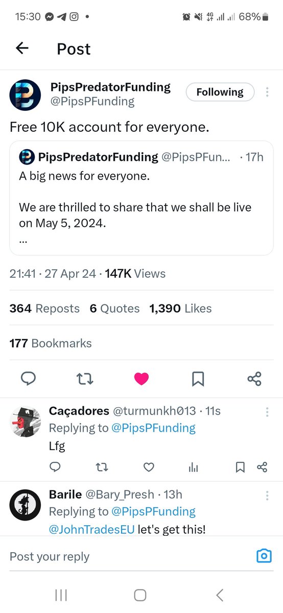 turmunkh013's tweet photo. @PipsPFunding https://t.co/OjzknJPuJ7