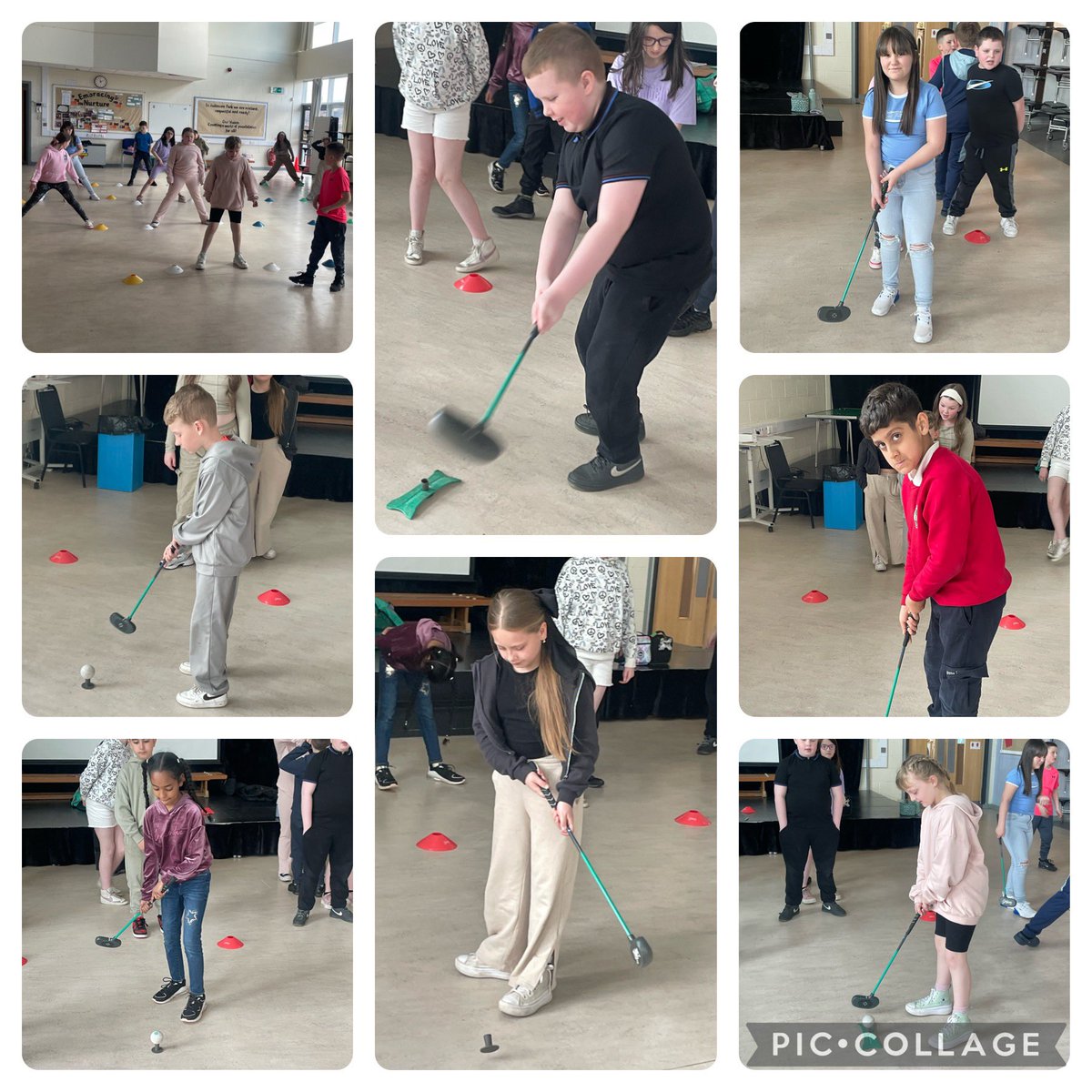 Primary 5 really enjoyed their first golf sessions with @ERAGLENBURN. Their favourite part was the team game ‘Train’! 🏌️‍♀️🏌️‍♂️