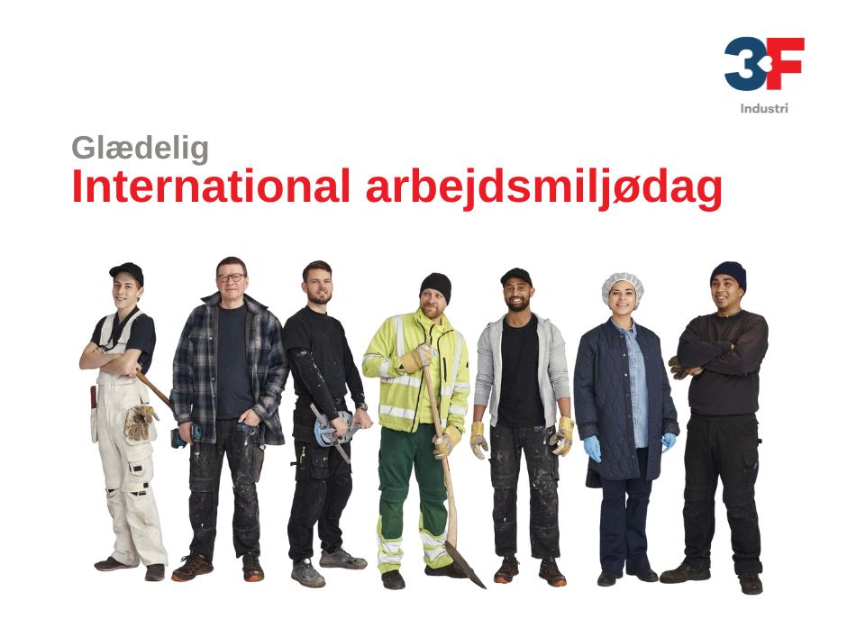 Glædelig International Arbejdsmiljødag!

Der er store omkostninger ved ikke at investere i et godt arbejdsmiljø. 
Lad 2024 blive året hvor vi for alvor investerer i arbejdsmiljøet og anerkender vores arbejdsmiljørepræsentanters arbejde

#dkpol #arbejde #arbejdsmiljø #sundpol