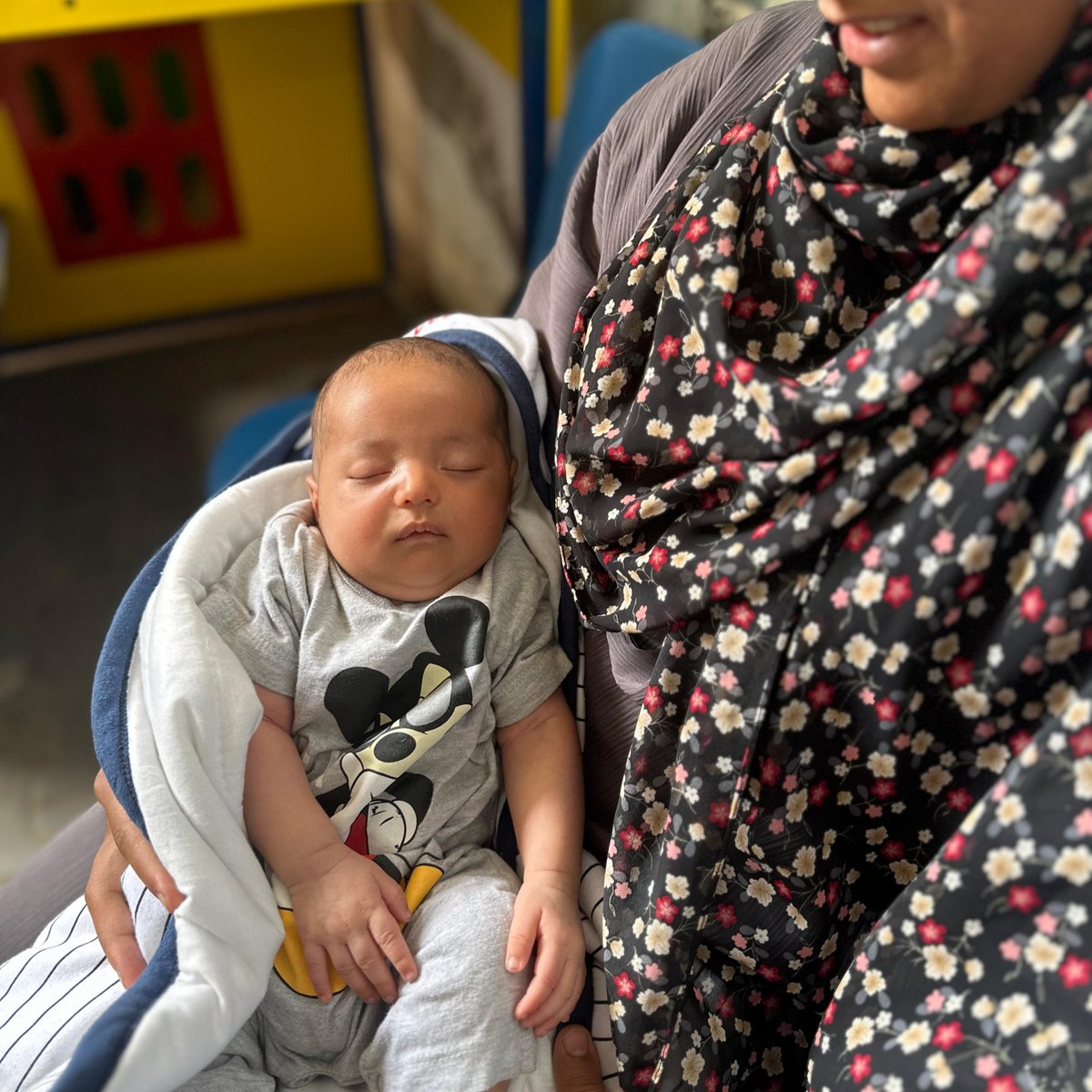 Talaat was born amidst war, but his story is one of hope. 'I named him Talaat after his grandfather, a field engineer. Maybe he'll become an engineer in the future and help to build #Gaza,' says his mother. Join us wishing Talaat a long life free from wars and a bright future.