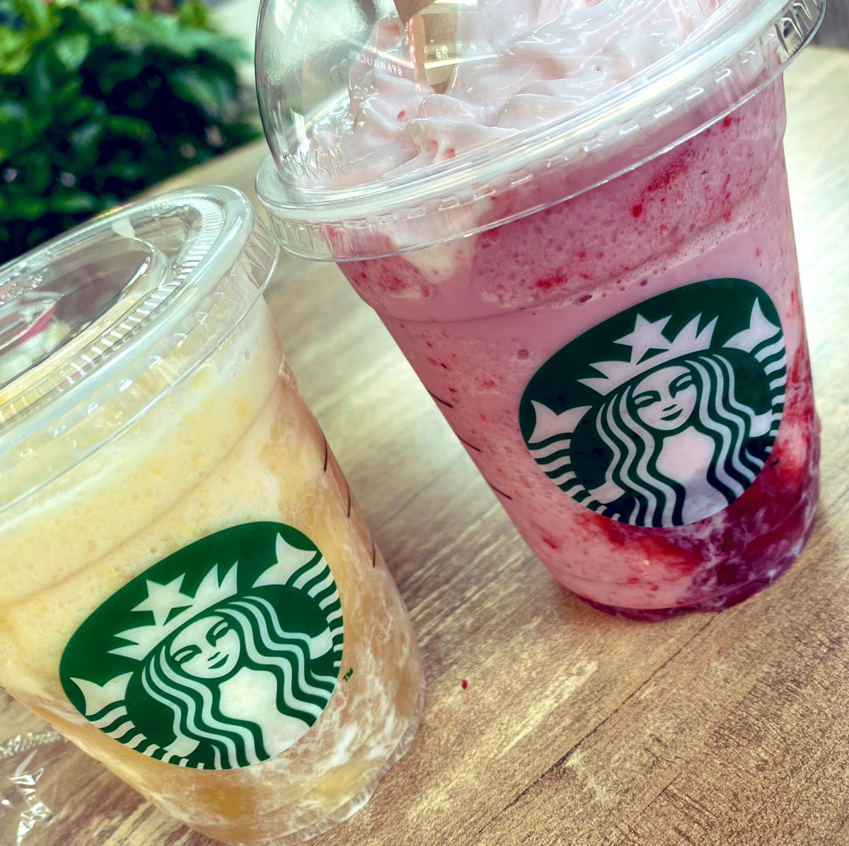 My Fruit Frappuccino🍑🍓🍑