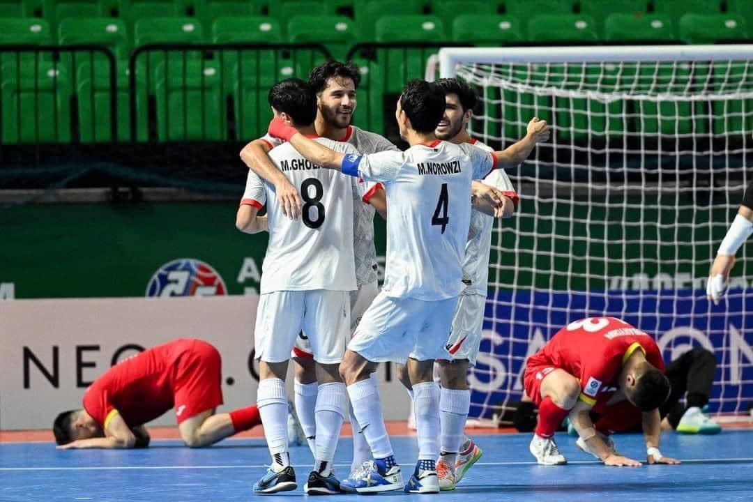 مبارک است. خسته نباشید قهرمان‌ها. راه‌یابی تیم ملی فوتسال افغانستان به جام جهانی