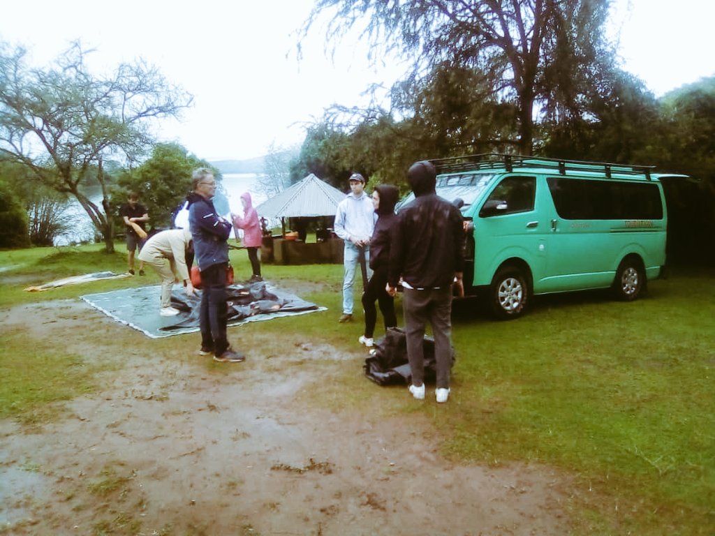 Weekend camping 🏕️ in Lake Mburo is Amazing. With lovely clients.