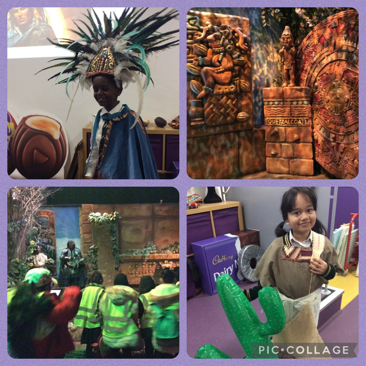 On Friday Year 3 enjoyed learning about the Aztec People and the history of chocolate at Cadbury World! #cadburyworld #mgeact #EducationEACT #chocolate