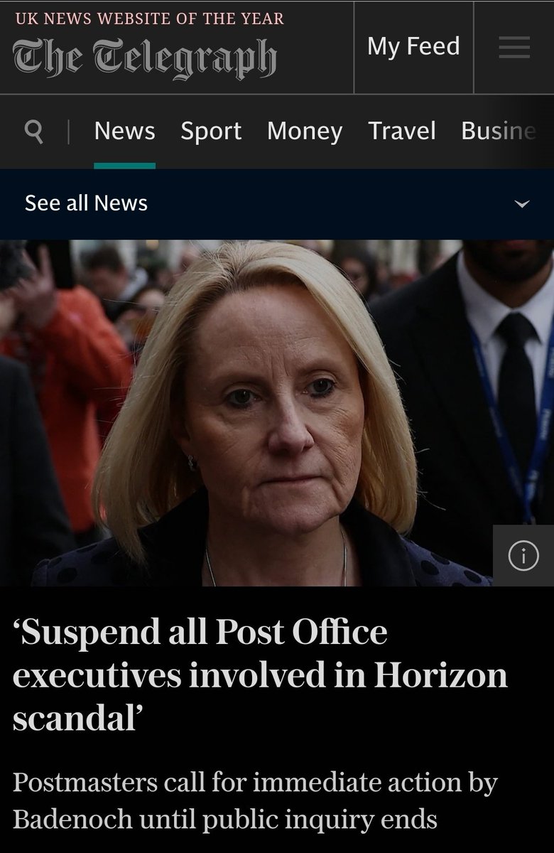 I completely back the call to suspend all @PostOffice executives involved in Horizon Scandal. We need to see immediate action from this Govt. SubPostmasters have waited too long already for justice.