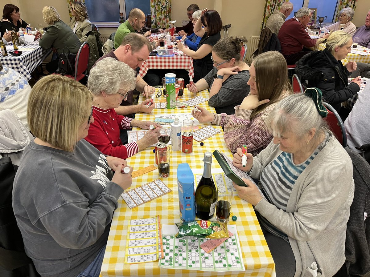 watfordblind's tweet photo. Thanks to all who came and enjoyed our inaugural fundraising Bingo night. 

It was great to see so many of our members, their families and our friends enjoying a fun night together while continuing fundraising for our Accessible Project. 

We raised a fantastic £1500. https://t.co/jFJVN2e2nh