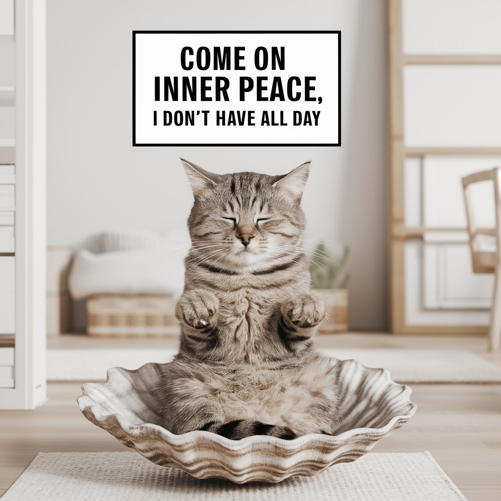 The Impatient Path to Enlightenment💯😂🤣

#cat #catsoftheday #catsquote #catsquotes #petlovers #catslovers #catsloversworld #yoga #yogainspiration #yogalovers #yogacats #funnyquotes #funnyquotesdaily