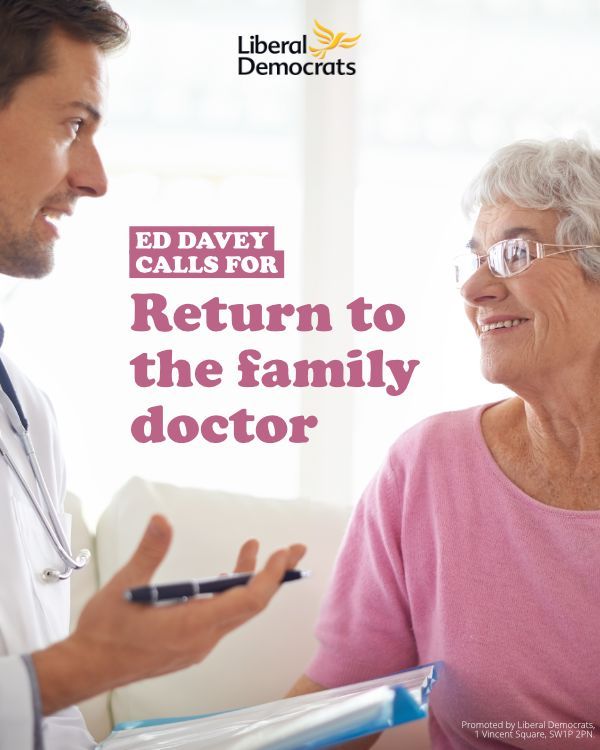 We want to see the return of the family doctor, so patients with long-term care needs see the same GP and don’t have to waste time repeating their details at every appointment. We would ensure those over 70 or with a long-term health condition has access to a named GP.