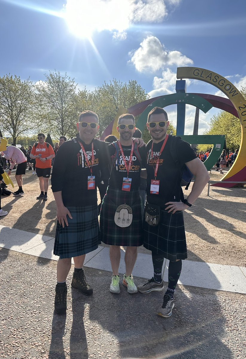 Wishing our staff team all the very best as they take on @thekiltwalk today 😎😊🤩 They are raising money for the S6 Charity of @CR_UK Please support them if you can using the link below justgiving.com/team/hermitage… Hope the weather stays dry for you☀️ #kiltwalk2024 #CancerResearchUK