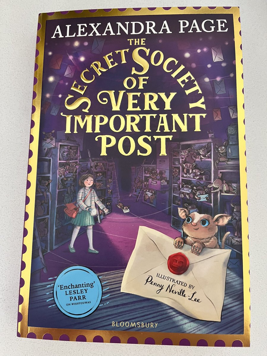 A new Wishyouwas mystery… another must-read 🤩 The Secret Society of Very Important Post @alexandrapage is a heartwarming treat & you’ve got to read it. Gorgeously illustrated by @PennyNevilleLee too! Out 9/5/24 for 8+. Thanks @KidsBloomsbury @Gracee_Ball checkemoutbooks.wordpress.com/2024/04/28/the…