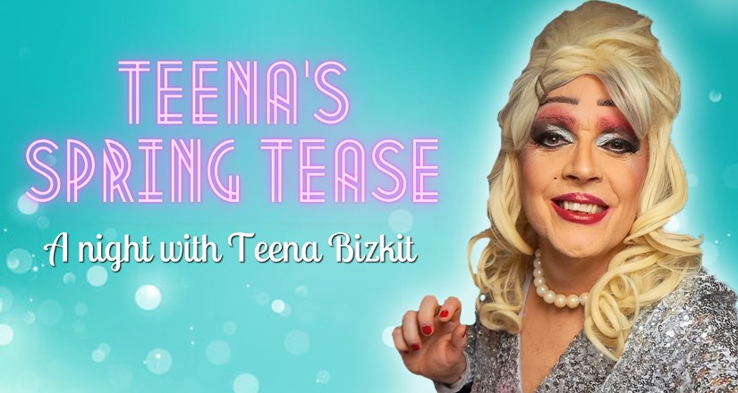Teena's Spring Tease with Teena Bizkit @coretheatresol May 4 'Teena Bizkit returns to the Studio at The Core… & she’s on it like a Spring Bonnet!' Tickets: thecoretheatresolihull.co.uk/whats-on/all-s… #Birmingham #BrumHour