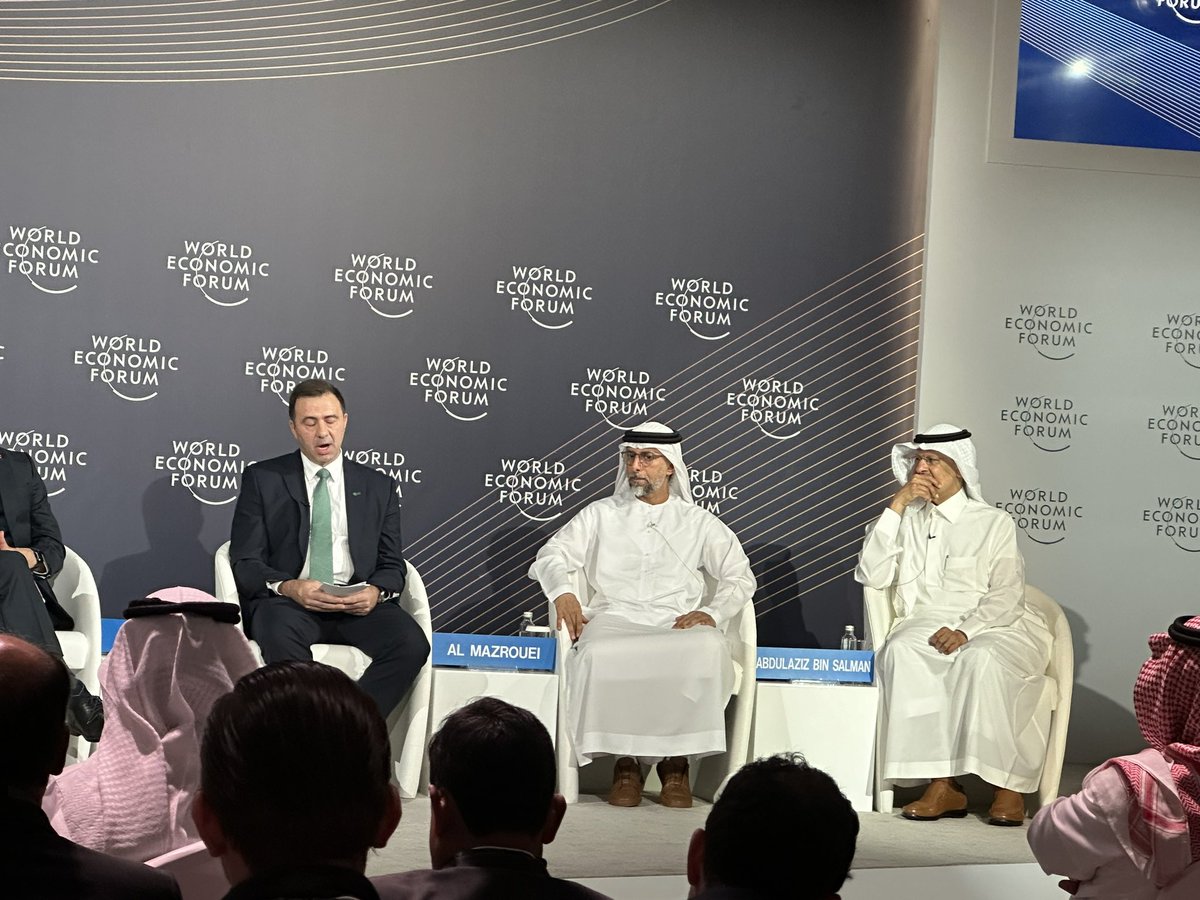 Prince Abdulaziz also said that “being green” is not an ideology or religion, as he sometimes feels like there is an “inquisition” into how faithful countries are, and joked that if they are found unfaithful their fate will be an “unabated hydrocarbon hell” 😂 #OOTT
