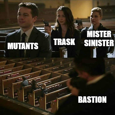 Wait, i've seen this before. 

#xmen97 #xmen #mutants #trask #mistersinister #bastion