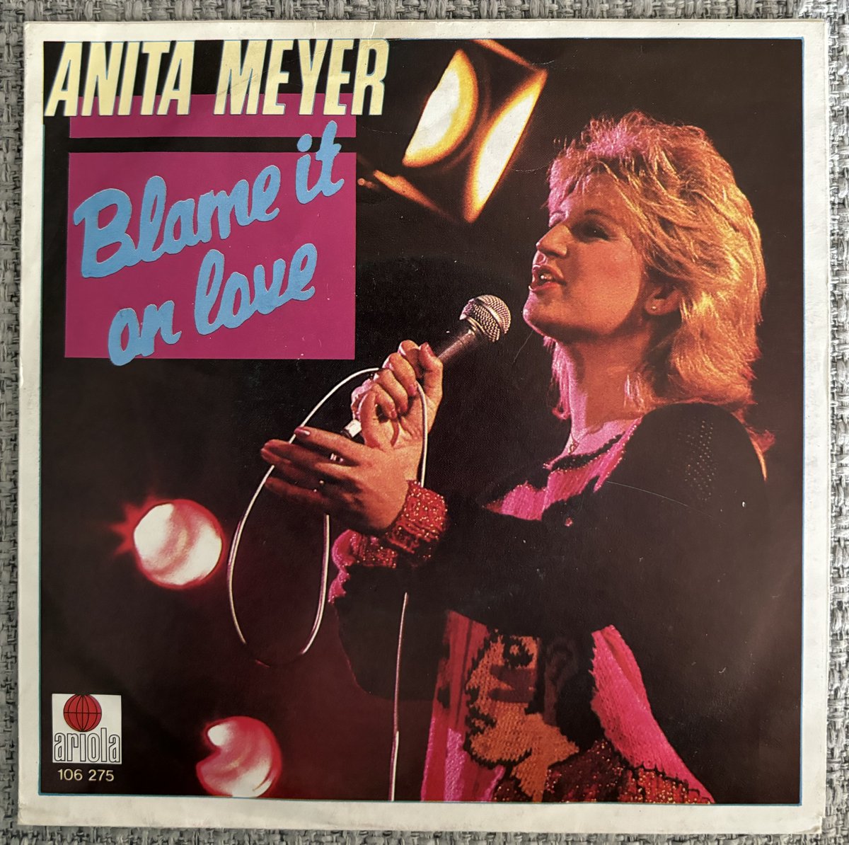 Another single by one of my favourite Dutch singers, Anita Meyer.  Again produced by Martin Duiser, this was the third single from her album Moments Of Pleasure released in 1983. #anitameyer #martinduiser #popjustice #retro #80s #pop #popmusic #singlescollection #treasurechest