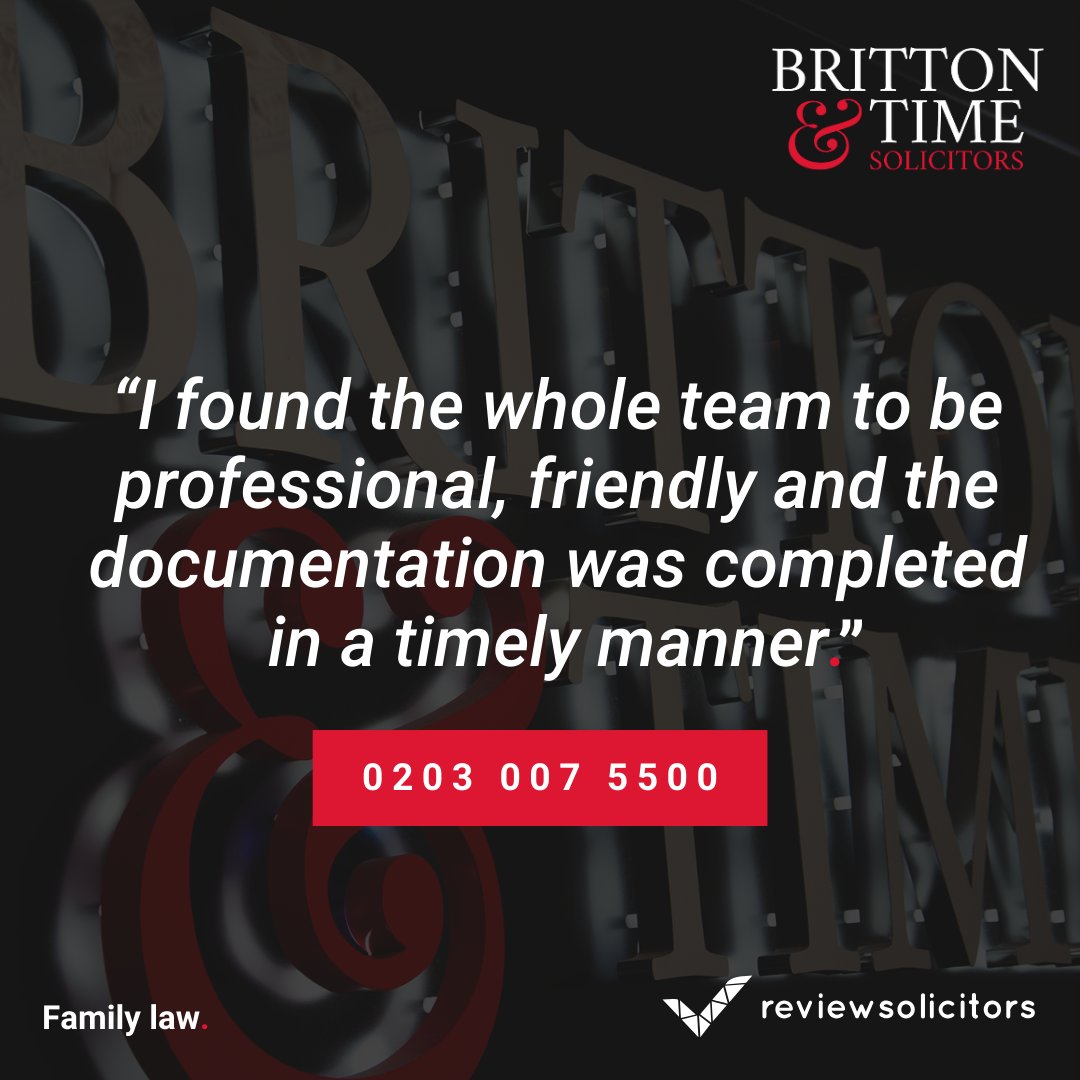 At Britton and Time, our team will always deliver a professional, friendly service in a timely and efficient manner ⭐ Call us directly on 0203 007 5500 or send an email to info@brittontime.com 📞📧 #brittontime | #legalhelp | #brighton | #experts | #lawyer