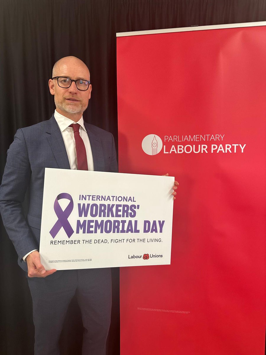 Each year April 28th marks International Workers Memorial Day, a day of remembrance for workers who have lost their lives at work. Today my thoughts are with those who tragically lost their lives or were injured in the blast furnace disaster at Port Talbot steelworks in 2001.