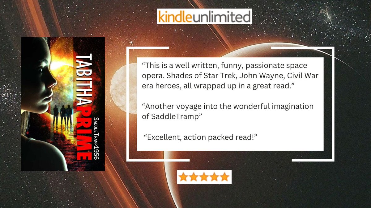 @PenKasha A devious, vengeful clone of Bill Jones's dead ex-wife unleashes a plot to destroy the Solar System... Can Bill and the Enterprise stop her in time? 'Tabitha Prime' is now available in ebook and paperback on Amazon. amazon.com/dp/B0CW1JRQG7