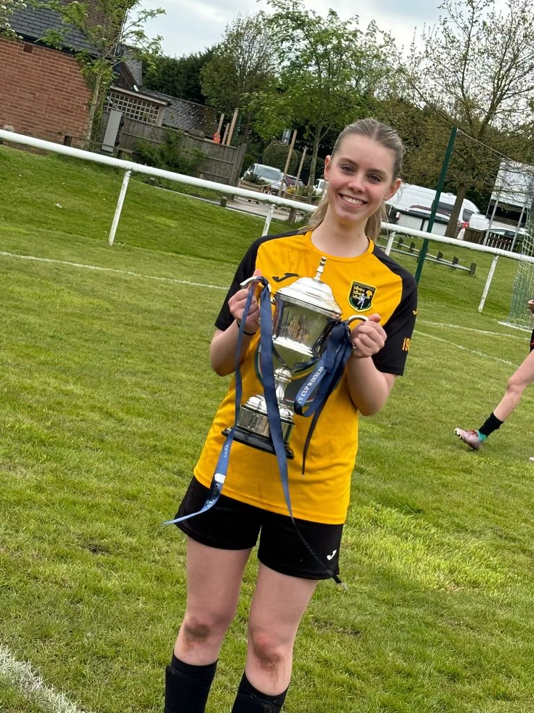 KSCSport1's tweet photo. Congratulations to Mags (Fifths) whose Chester Nomads u16 team won the County Cup in a nail-biting 1-0 victory over Appleton yesterday. Fantastic stuff Mags - very well done to you and your teammates! ⁦@kingschester⁩ ⁦@nomads_girls⁩ https://t.co/SaEieuLL7V