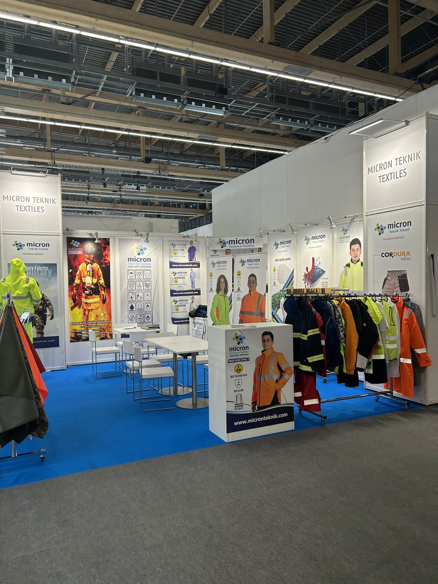 microntextiles's tweet image. #messefrankfurt #techtextil2024