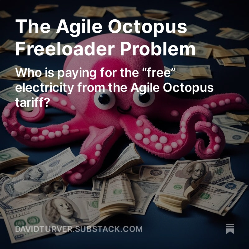 Offers of free electricity sound good, don't they. Too good to be true. Let's call it the Agile Octopus Freeloader problem. A thread 🧵(1/n)