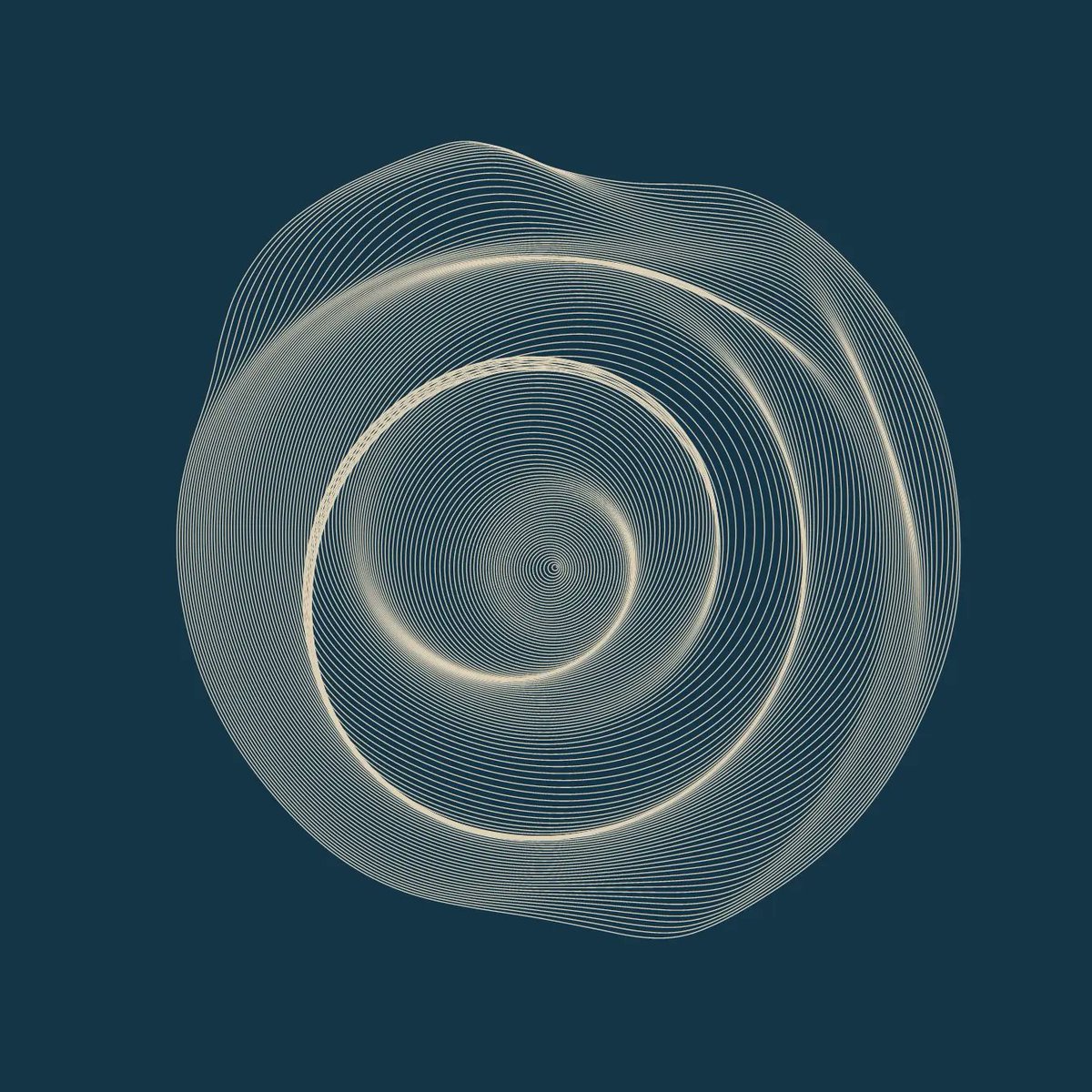 Noise orbit with p5.js #generativeart #p5js