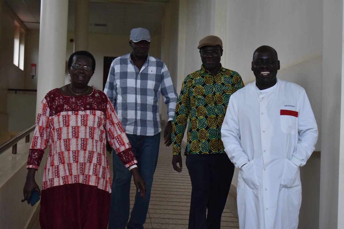GuluVarsity's tweet photo. Dr. Jane Egau Okou the Under Secretary in the Ministry of Education and Sports paid an impromptu visit at Gulu University on Saturday,27th,April,2024 to confirm the 20 acre land for putting the Specialized Teaching Hospital. Her visit confirmed the availability of land ... https://t.co/9TvGkwACwX