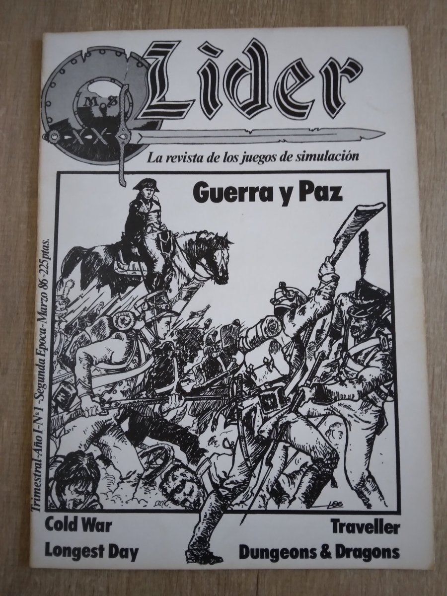 Hoy recordamos la mítica revista Líder, su primer número
roldelos90.blogspot.com/2024/04/la-pri… #rol #historiadelrol #juegosderol