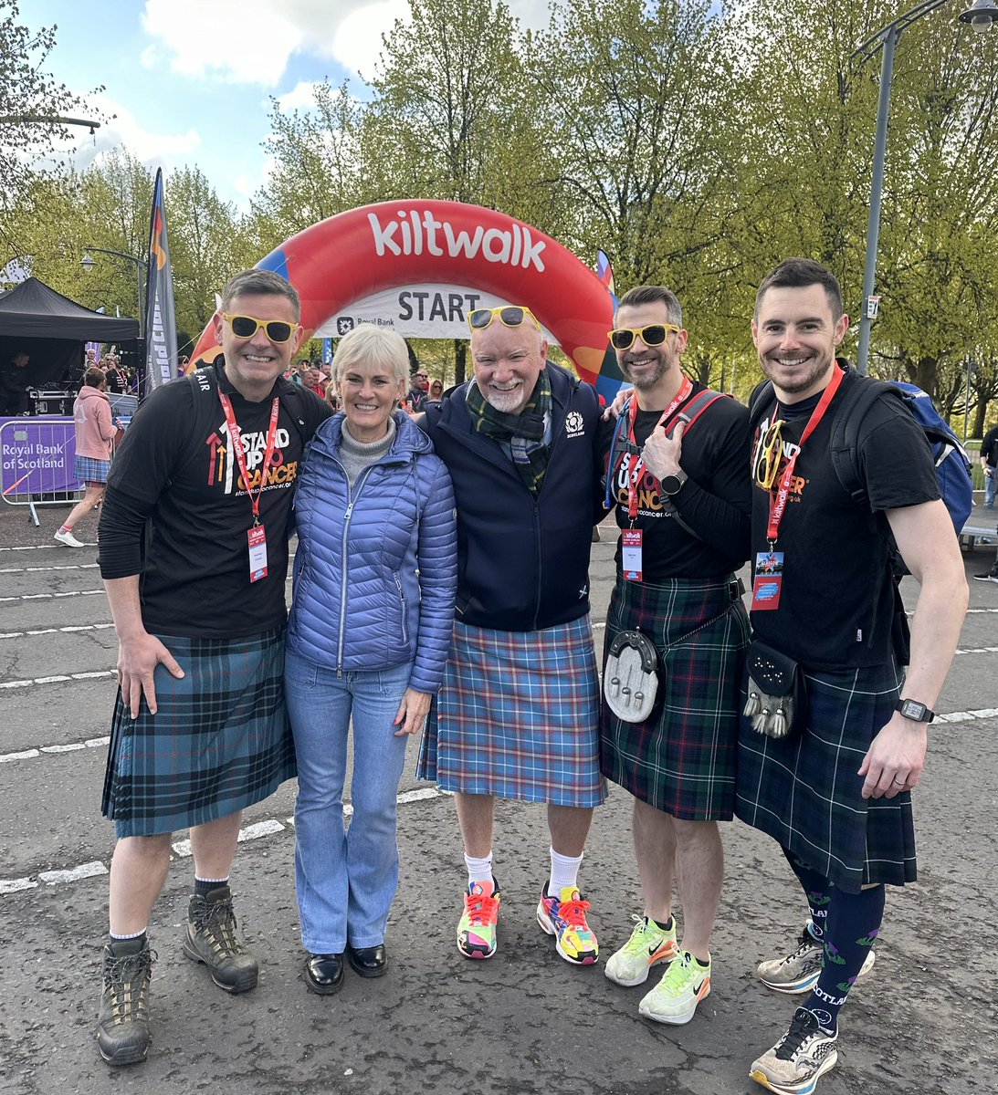 <a href="/HermitageAcad/">Hermitage Academy</a> <a href="/thekiltwalk/">Kiltwalk</a> <a href="/CR_UK/">Cancer Research UK</a> Thanks for the photo <a href="/SirTomhunter/">Sir Tom Hunter</a> <a href="/JudyMurray/">judy murray</a> Looking forward to a fab day ☀️☀️☀️