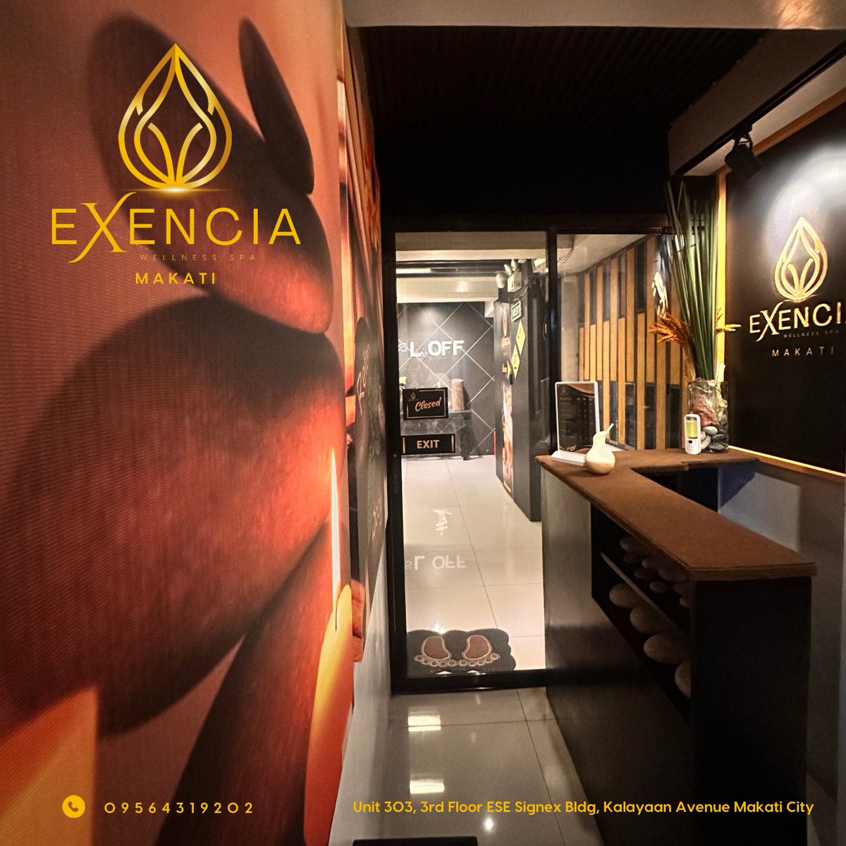 WE ARE NOW OPEN!

Come and visit us today to enjoy 20% Discount in-spa services.

📍 Unit 303, 3rd Floor ESE Signex Bldg, Kalayaan Avenue Makati city 
📞 09564319202