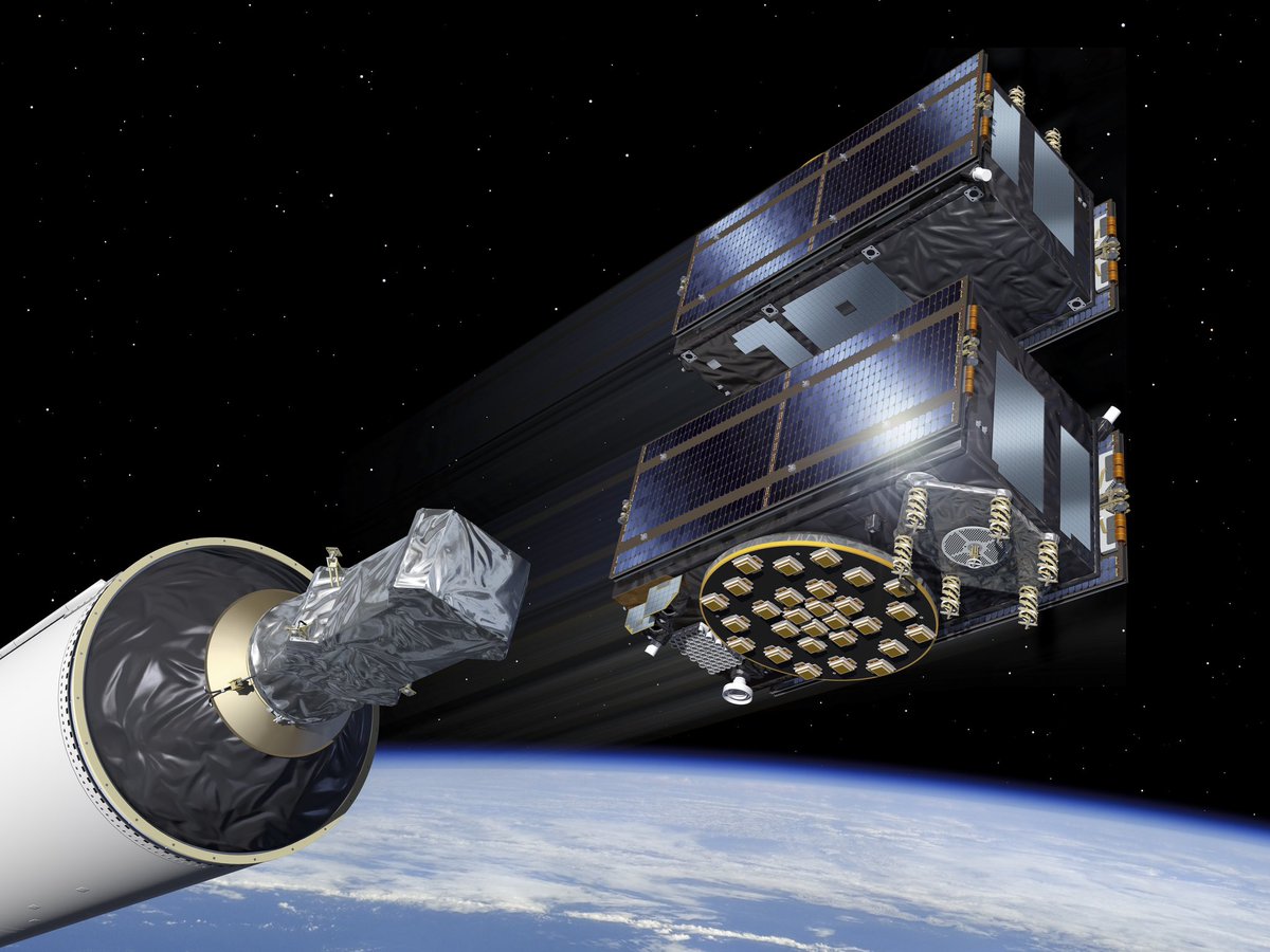 At @defis_eu we have a mission: to ensure continuous access to space data and services for Europeans.
 
Today we delivered two more Galileo satellites for improved, more accurate positioning, navigation and timing services. 🛰️
 
#EUSpace
#EUDelivers