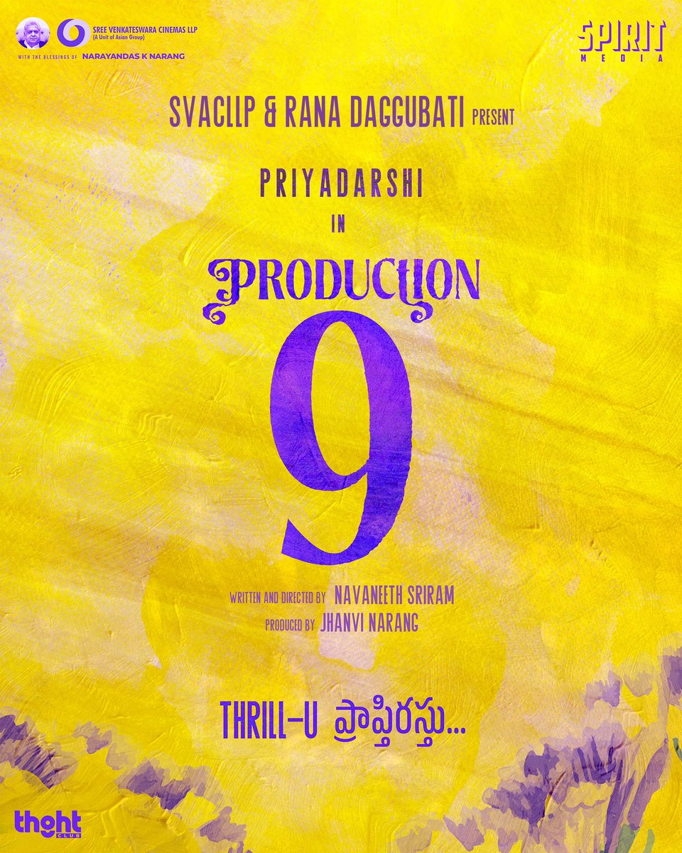 Congratulations @narang_jhanvi9 on this new step.

With the blessings of the great #NarayanDasNarang Ji, you've started a new journey in cinema. You are as fierce and as passionate as him. I am sure you will make everyone proud.  

All the best to @PriyadarshiPN, @Navaneethfilm &…