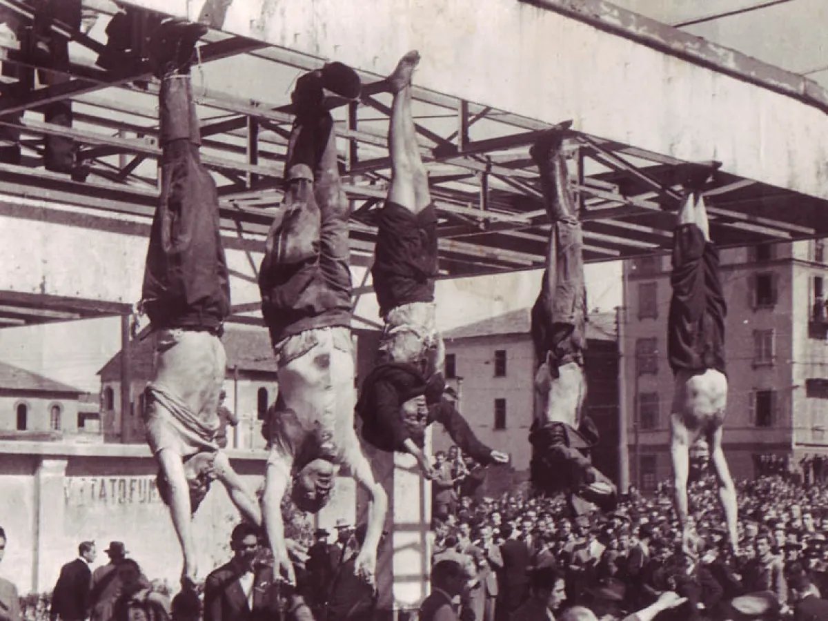 79 years ago today, Mussolini was killed. Mussolini believed that Imperialism was the highest stage of human spirit. As Third Reich was reaching its final days at the hands of Soviet Troops, Mussolini attempted to flee to Switzerland and was captured by Italian Partisans