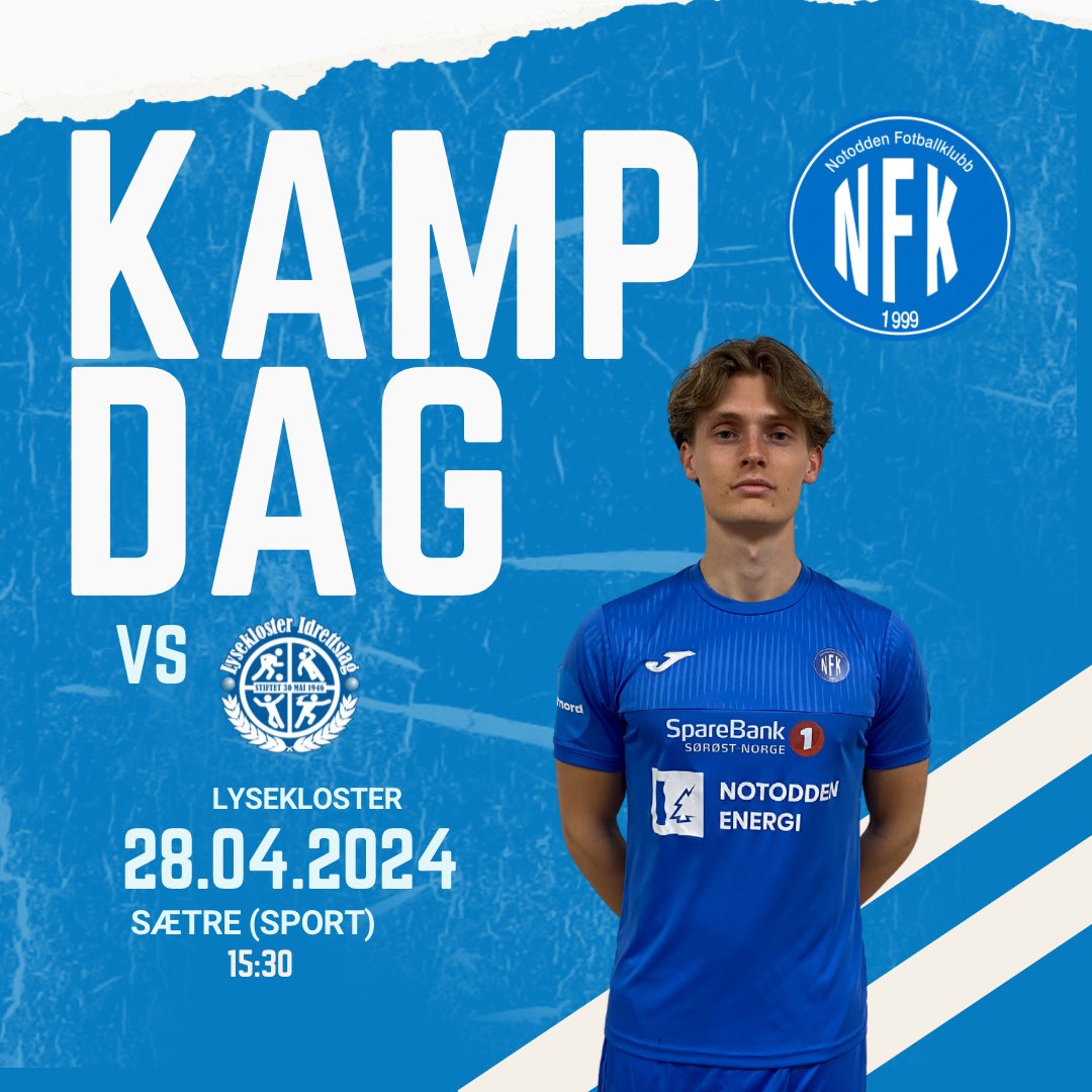 Kampdag! Vi tar imot Lysekloster kl15:30 på hjemmebane

🏟️ Sætre (Sport)
⏰ 15:30
📺 Tv2Play

🎉Gratis inngang for russen!