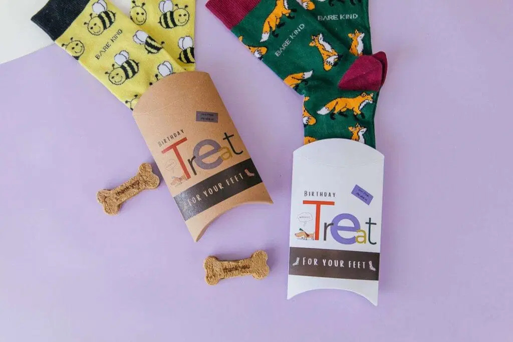 Whatever the occasion, say it with socks! 🧦 These cute little boxed socks make the pawfect gift for the animal lover in your life Beautifully packaged and easy to send in the post too 📮 dotty4paws.co.uk/product/happy-… #UKgiftAM #giftideas